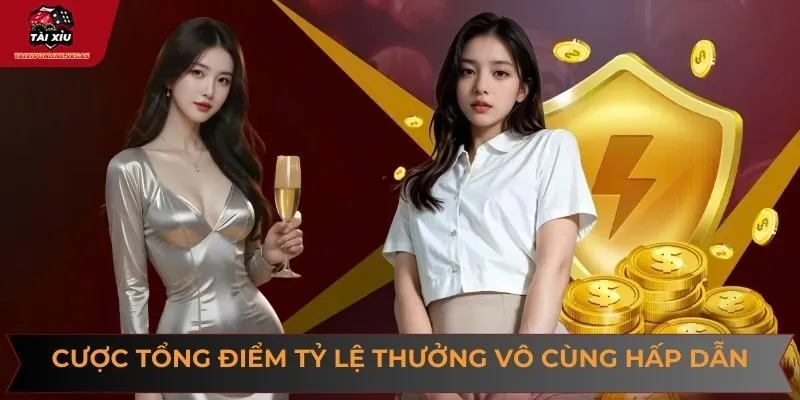 Cược tổng điểm có tỷ lệ thưởng vô cùng hấp dẫn 1 trả 50